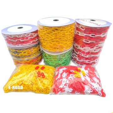 Dependable Plastic Chain Link Fence Barrier for Driveway Safety Warning (6mm, 8mm, 10mm)