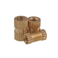 straight knurled brass insert nut