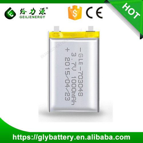 Manufacturer OEM Li-Polymer Battery 3.7v 1000mah high performance and stable