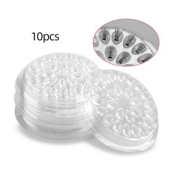 10pcs Eyelash Glue Holder Eyelash Extension Glue Holder Pallete Stand on eyelash plastic glue holder for eyelash Wholesale