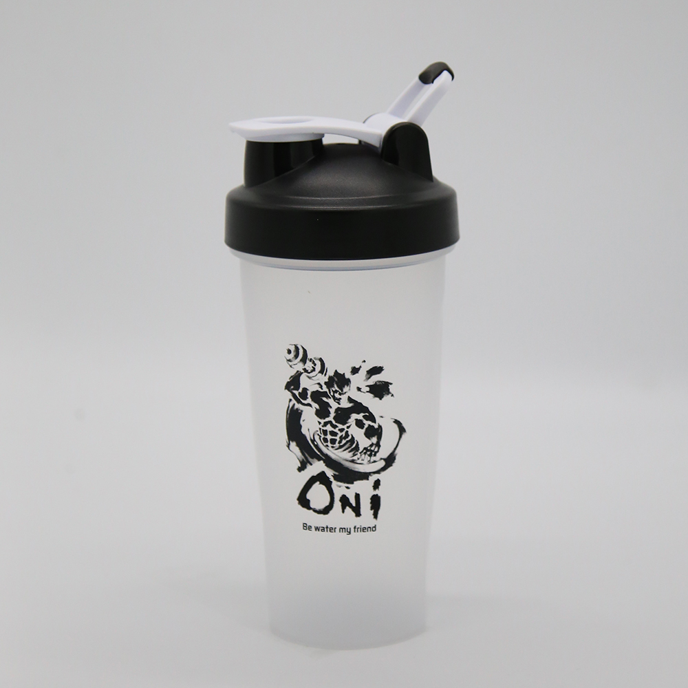 600ml Fitness Protein Shaker Flasche mit Hebelschlaufe