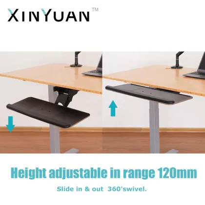 Fully Adjustable Keyboard and Mouse Tray