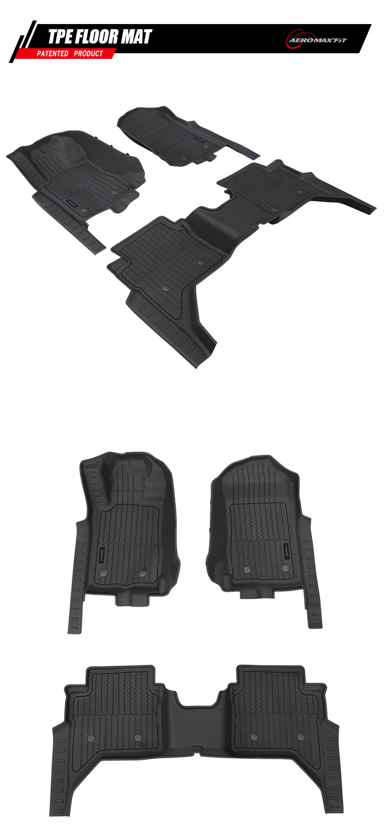 Ford Everest Left-Hand Drive floor mats_02