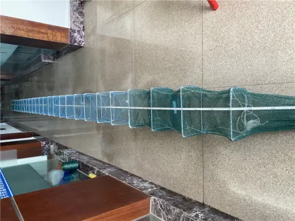 Wholesale Aquaculture Trap - Crab, Lobster, Shrimp Trap AC31 21*32CM 27 Sections 12 Ply Tail