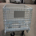 nicktainer wire mesh container for pet preform storage