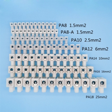 Screw Connect and Disconnect Terminal Blocks: PA Series and Multipole Options