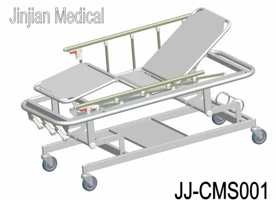 THREE CRANK MANUAL STRETCHERS HOSPITAL CART