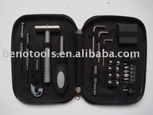 BN-MCT24A 24PCS HAND TOOL SET ,high (beno company)hand tools ,metal iron box and case, wood chisels kit
