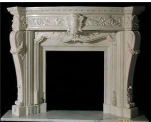 Fireplace White Grey Fireplace