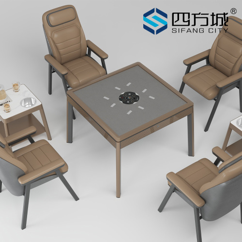 Элегантный бронзовый и золотой стол для маджонга T660