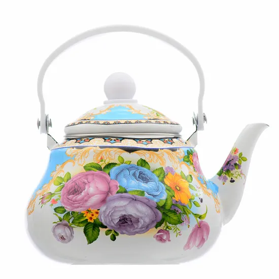 Hot Selling Economical Bakelite Handle 1.2/1.5/2. /2.5L Enamel Kettle with Full Printing