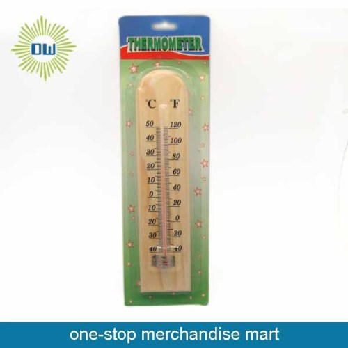 Billigste hölzerne Thermometer innen und außen