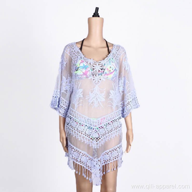 casual lady's summer clothing beach wear cover up