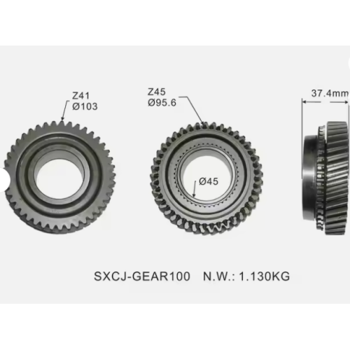 Customization 8-94310-152-1 / 8943101521 Auto Parts Gearbox Transmission Gear 4JA1 TFR54 for ISUZU