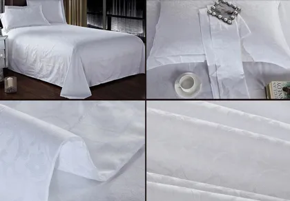 Customized hotel pure cotton bedding textiles sets