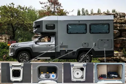 2024 Changan Fengjing RV Camper 4x4 High Configuration 6-Seater with RV Parts & Accessories