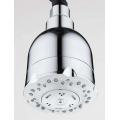 White 24cm Top Rain Function Switch Luxury Enjoyment Waterfall Shower Head with 3 functions