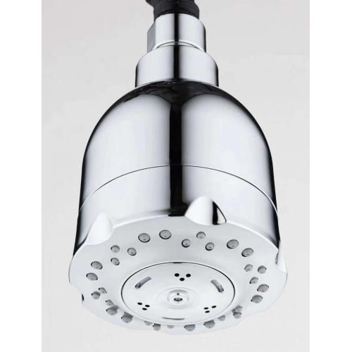 Blanco 24cm Interruptor de función de lluvia superior Cabezal de ducha de cascada de placer de lujo con 3 funciones