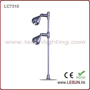 Two double heads 2W led standing jewerly spotlight LC7310
