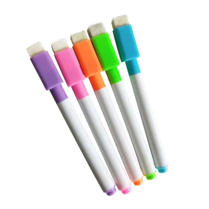 OEM Hot Selling Non-Toxic Multicolor Erasable Whiteboard Markers with Eraser