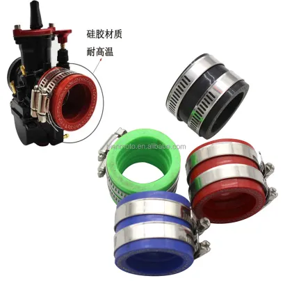 35mm 40mm 45mm Motorcycle Carburetor Rubber Adapter Inlet Intake Pipe for MIKUNI KEIHIN OKO KOSO PWK Carburetors