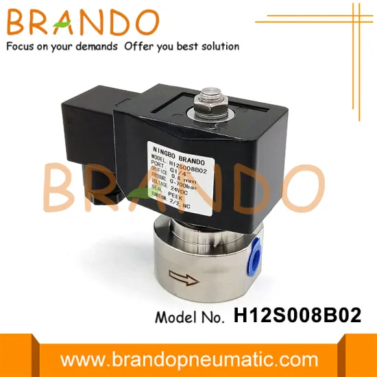 700 bar High Pressure Stainless Steel Solenoid Valve