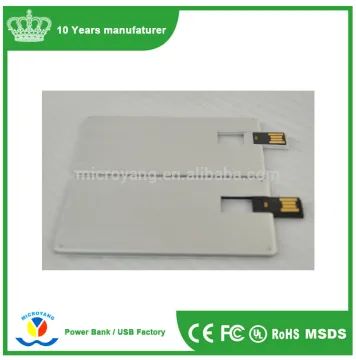 Promotional Gift 2tb Usb Metal Card Memory Stick Business Card Usb Flash Drive with Customized Logo