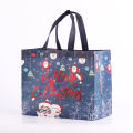 Custom Christmas Printing Laminated Non Woven Shopping Bag