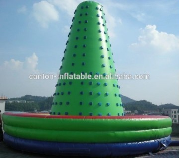 2014 hot sale inflatable climbing wall inflatable water climbing mountain