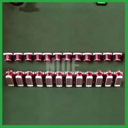 Automatic straight linear inner stator winding machines