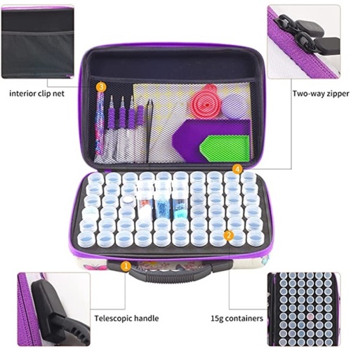 Accessoires de peinture de diamant Storage Eva Box Wholesale