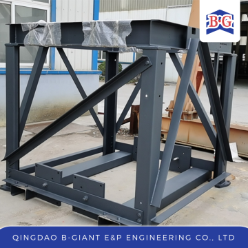 Base d'équipement soudée durable avec support structurel