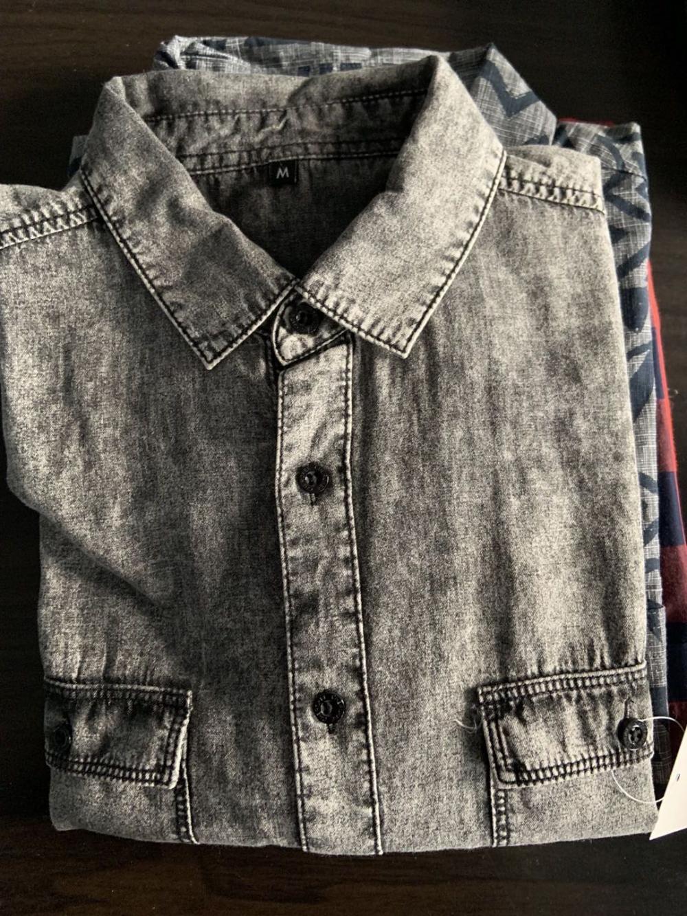 Wholesale 100% Cotton Denim Men's Shirt