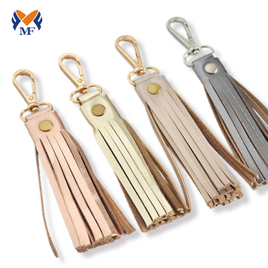 Woman Genuine Leather Keychain Handmade In Bulk