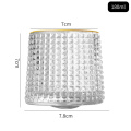 Lattices-gold metallic rim