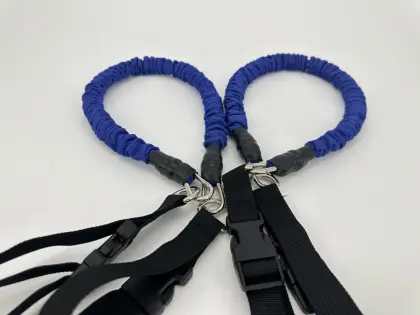 Latex elastic band strength training