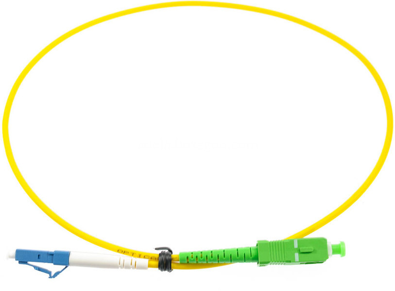 LC-SC APC singlemode simplex patch cable