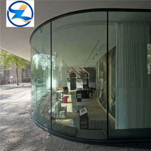 3mm-19mm Bent Curved Laminated Tempered Glass Panels