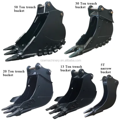 Yanmar VIO 45 Trench Bucket with Teeth for Mini Excavator