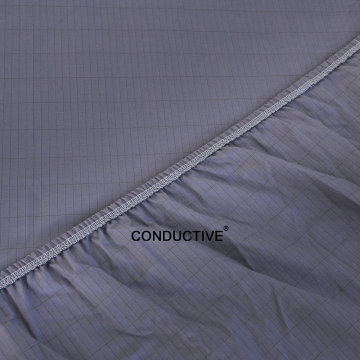 ESD Silver cotton bedspread with connection cable