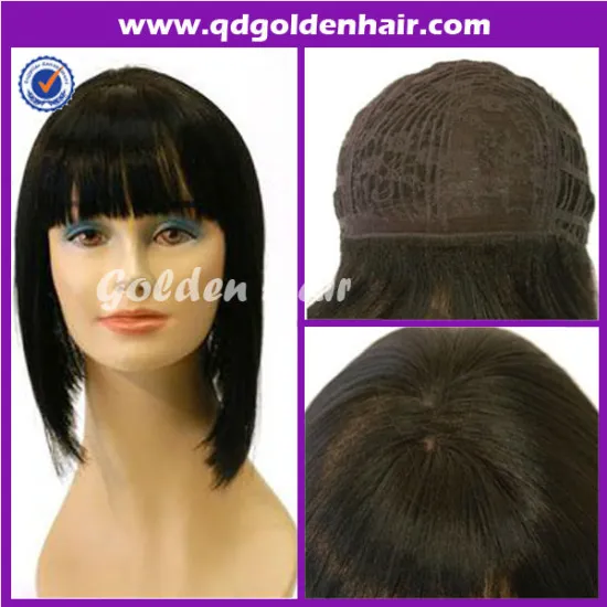 Top Quality Virgin Remy Machine Made Human Hair Wigs For Sale