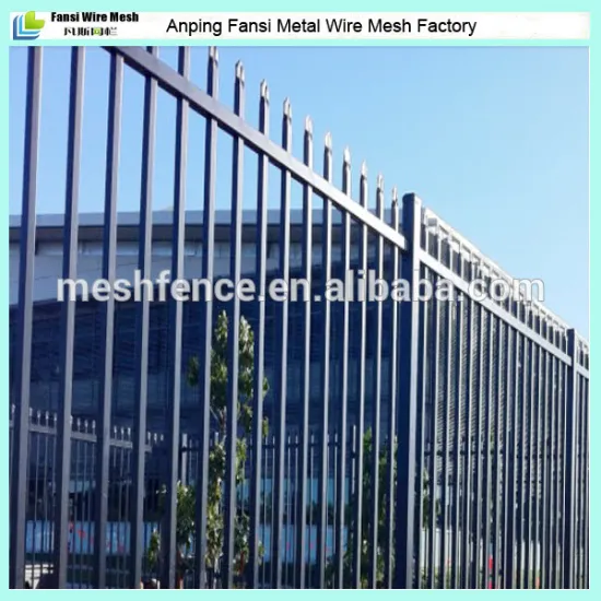 Steel tube highway zinc steel fence