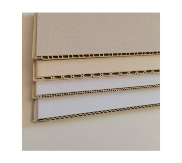 PVC Wall Panel Decorative Fireproof Wood Veneer Bamboo Fiber Seamless Wall Board