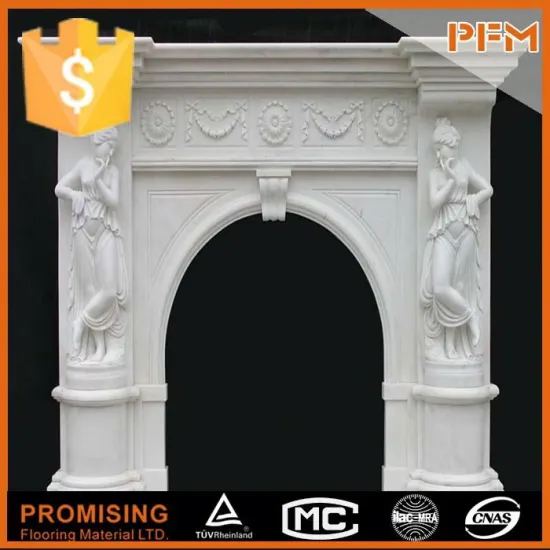 Chinese interesting stone hand carved wood mantels