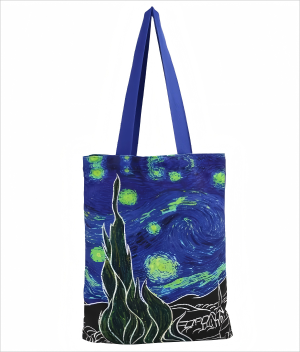 Full Screen Printed Fashionable Cotton Bag