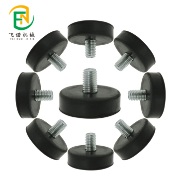 Conical Rubber Mount Vibration Isolator with M10 x 25mm Threaded Studs