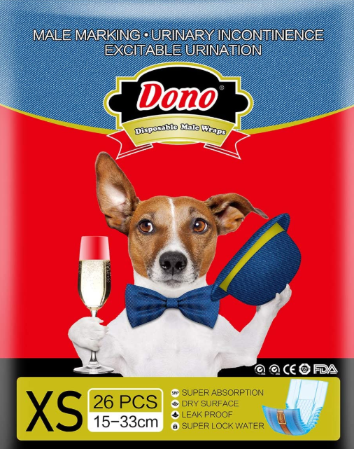 Disposable Dog Diapers for Male Dogs