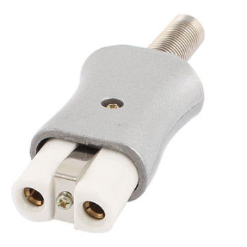 Silver Tone Aluminum Industrial Furnaces High Temperature Ceramic Connector 6mm