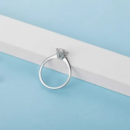 Engagement Silver Ring For Women Wedding Ring Crystal  925 Sterling Silver Jewelry Silver Jewelry Rings