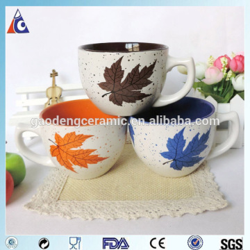 Promotion ceramic handpainting mug for fruit salad